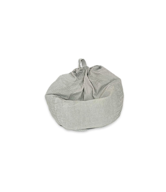 Water-Resistant Grey Bean Bag INCLUDES Inner Liner Bag